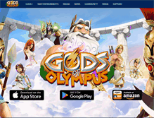 Tablet Screenshot of godsofolympus.com